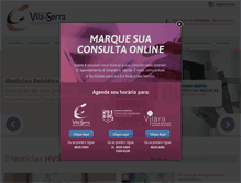 Tablet Screenshot of hospitalviladaserra.com.br